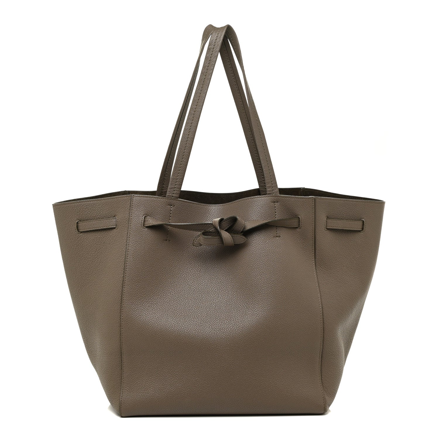 Celine Soft Grained Calfskin Medium Belt Cabas Phantom Taupe 1 of 17