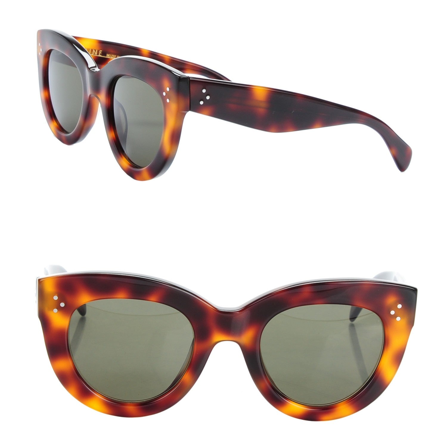 Celine Caty Sunglasses CL 41050/S Havana 1 of 6