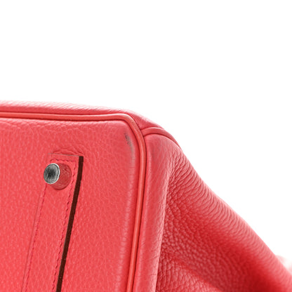Hermes Taurillon Clemence Birkin 35 Rose Jaipur 9 of 23