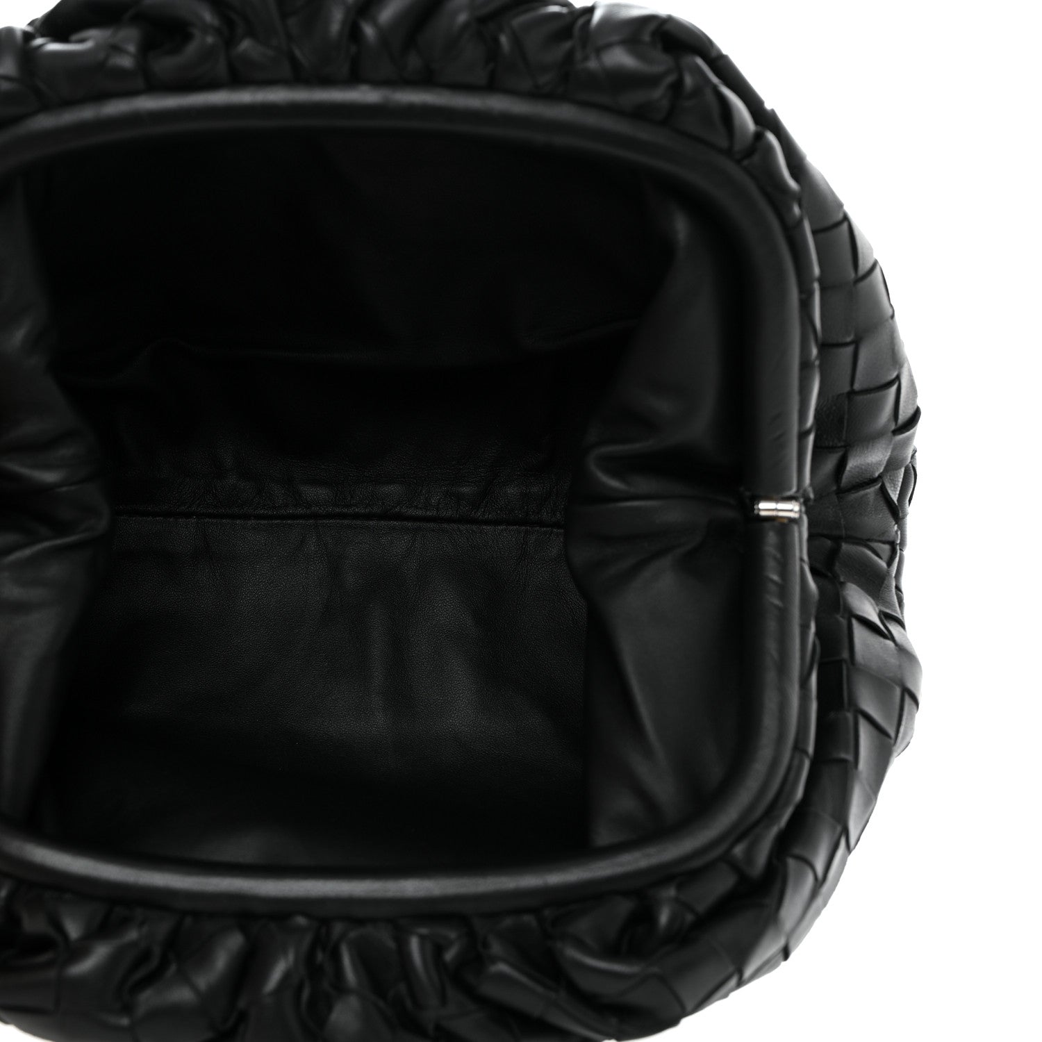 Bottega Veneta Nappa Intrecciato Teen Pouch Black 5 of 7