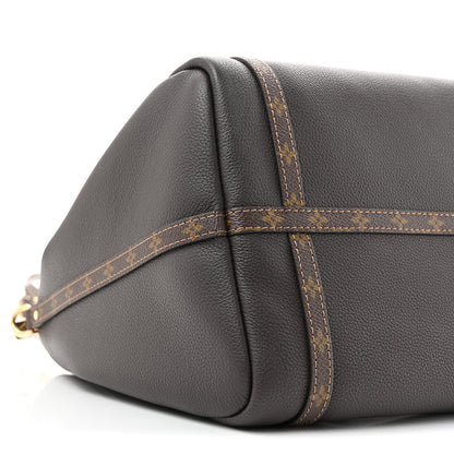 Louis Vuitton Calfskin Monogram Express MM Mahogany 8 of 9