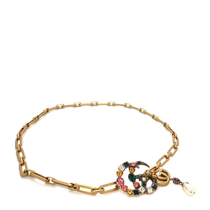 Gucci Crystal Double GG Chain Belt Multicolor 1 of 4