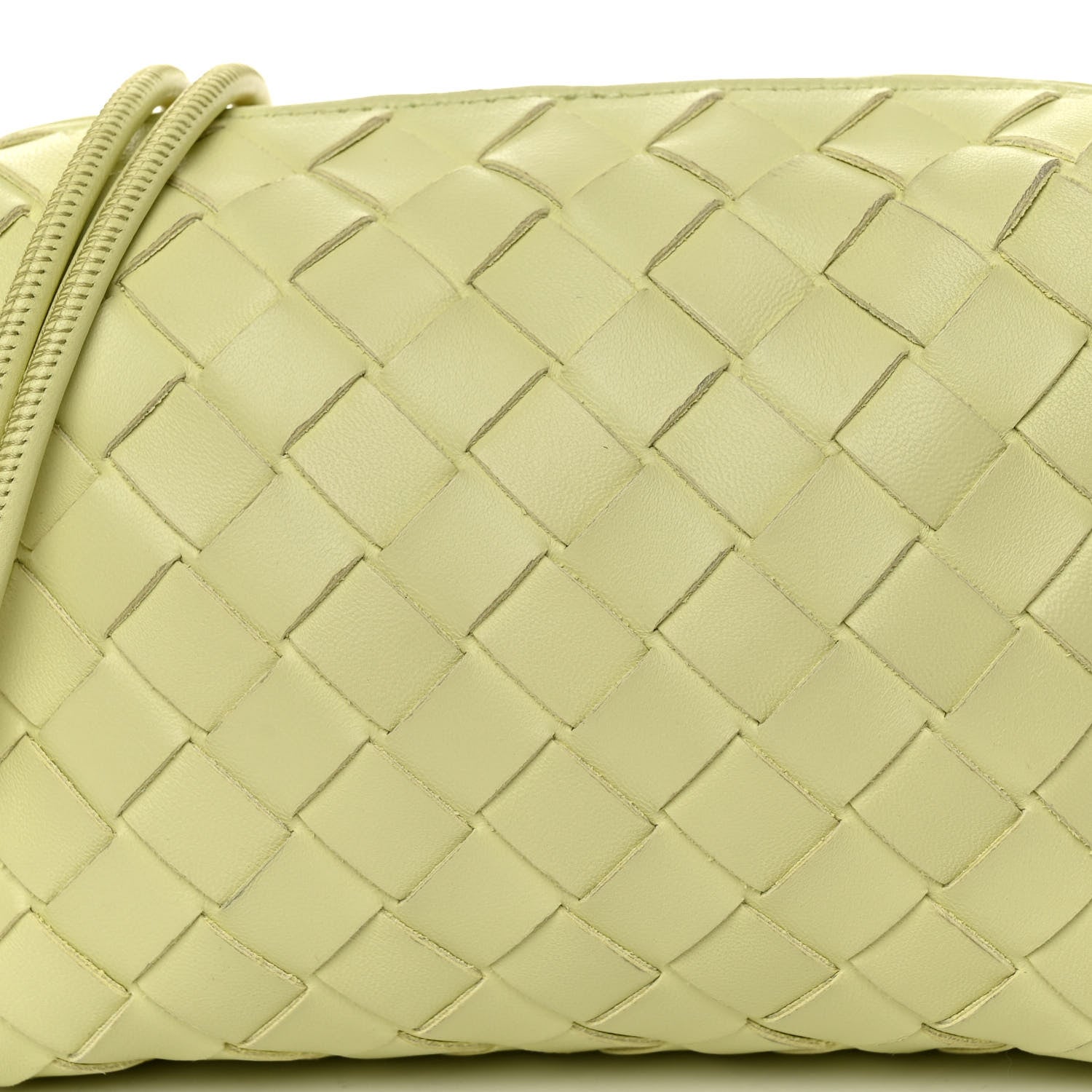 Bottega Veneta Nappa Intrecciato Mini Loop Camera Bag Lemon Washed 7 of 9