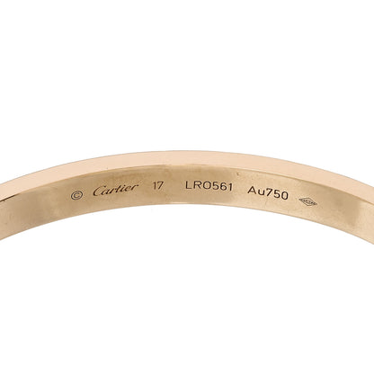 Cartier 18K Yellow Gold LOVE Bracelet 17 6 of 8