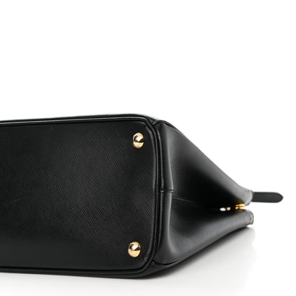 Prada Saffiano Lux Large Galleria Double Zip Tote Black 9 of 9