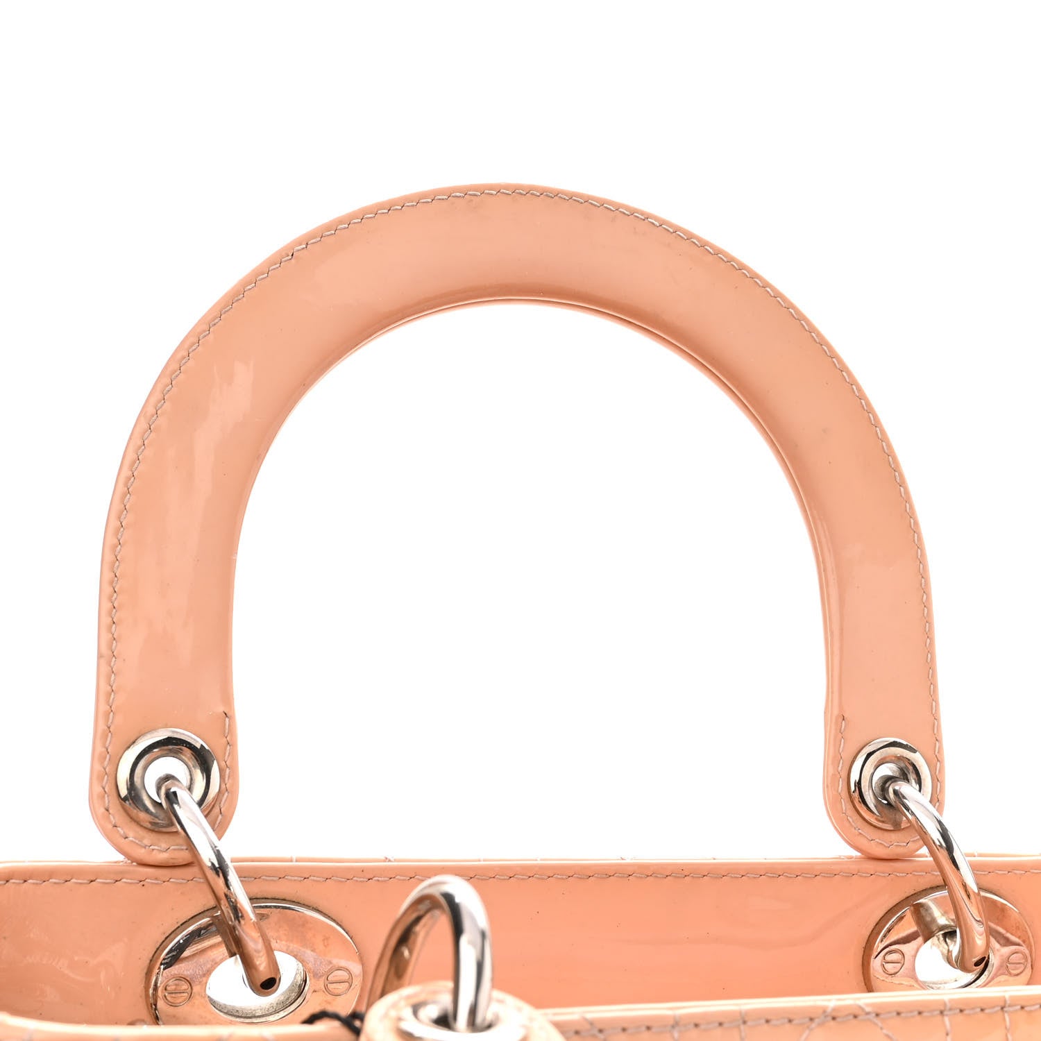Christian Dior Patent Cannage Medium Lady Dior Beige 12 of 12