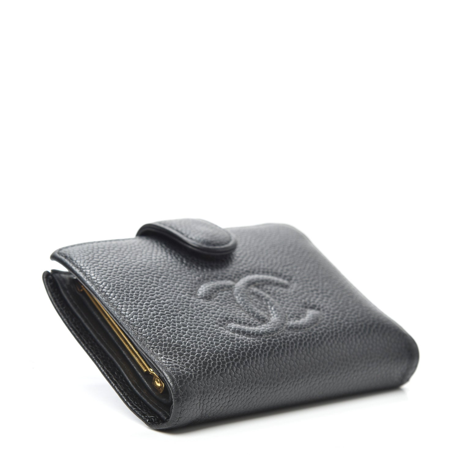 Chanel Caviar Timeless CC French Wallet Black 4 of 7