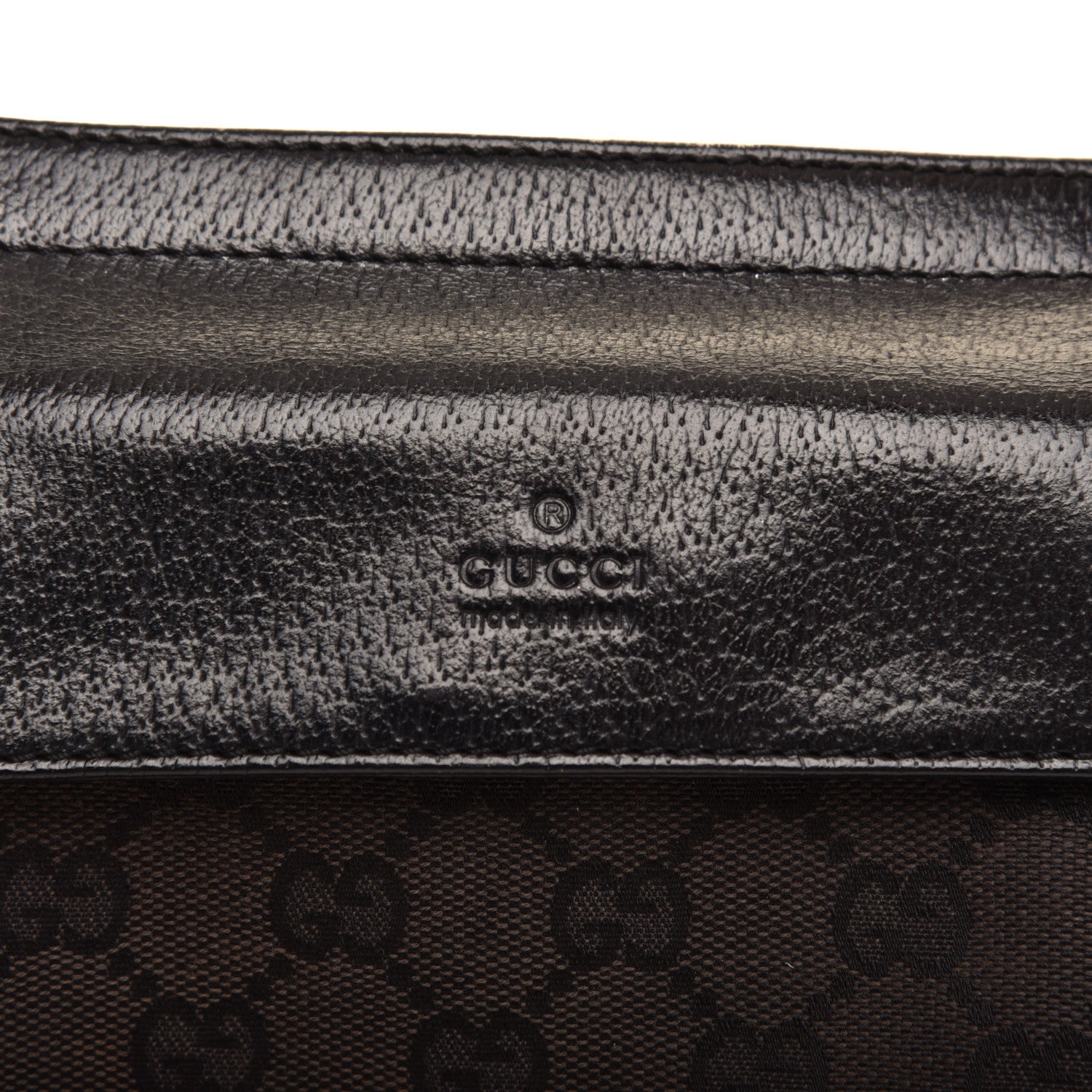 Gucci GG Monogram Double Pocket Belt Bag Black 9 of 12