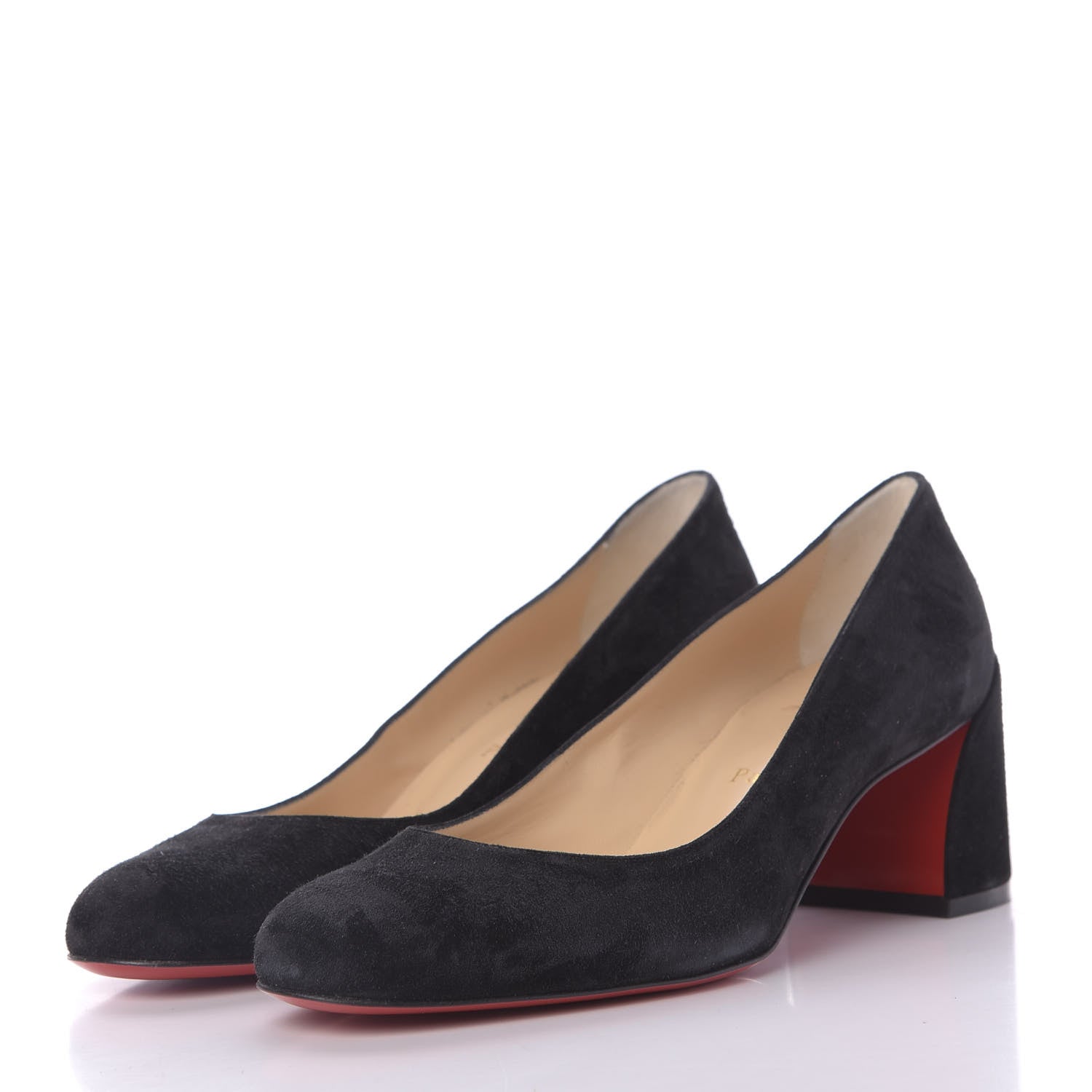 Christian Louboutin Veau Velours Miss Sab 55 Pumps 37 Black 3 of 10