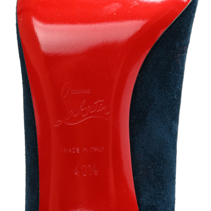 Christian Louboutin Veau Velours Decollete 554 85 Pumps 40.5 Quartz 6 of 10