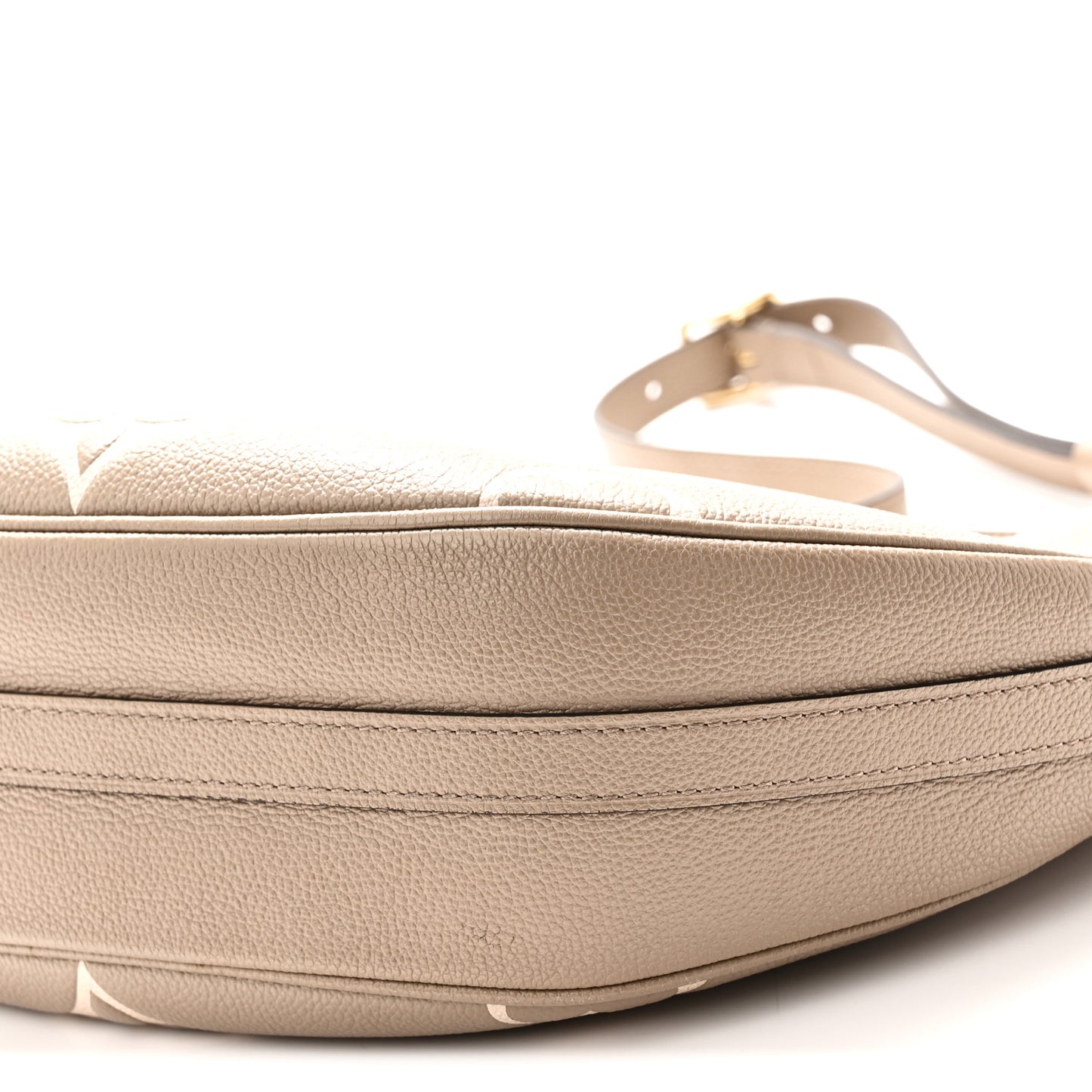 Empreinte Monogram Giant Loop Hobo Dove Gray Cream