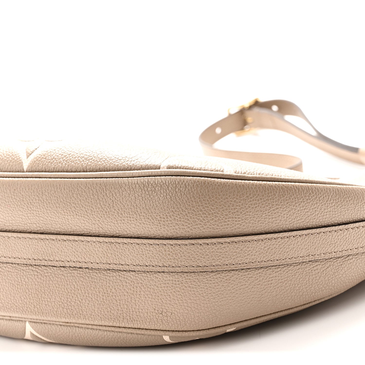 Louis Vuitton Empreinte Monogram Giant Loop Hobo Dove Gray Cream 9 of 9