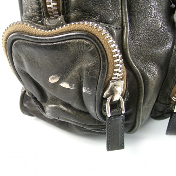 Prada Leather Handbag Navy 8 of 14