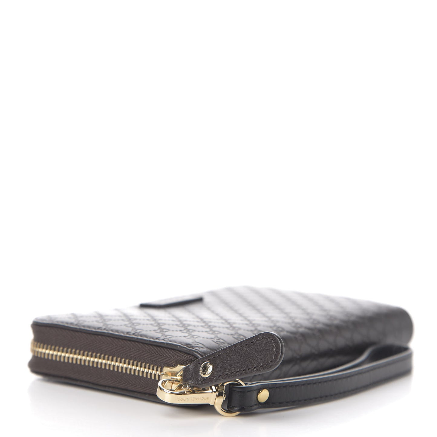 Microguccissima Zip Around Wristlet Wallet Testa di Moro