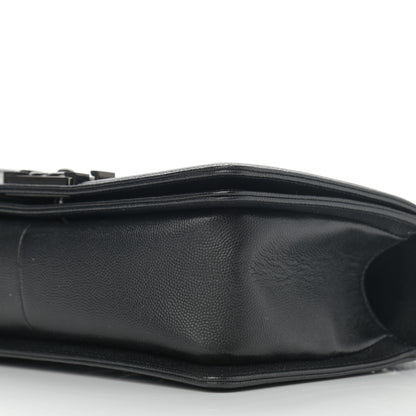 Chanel Caviar Quilted Medium Boy Flap So Black 10 of 14
