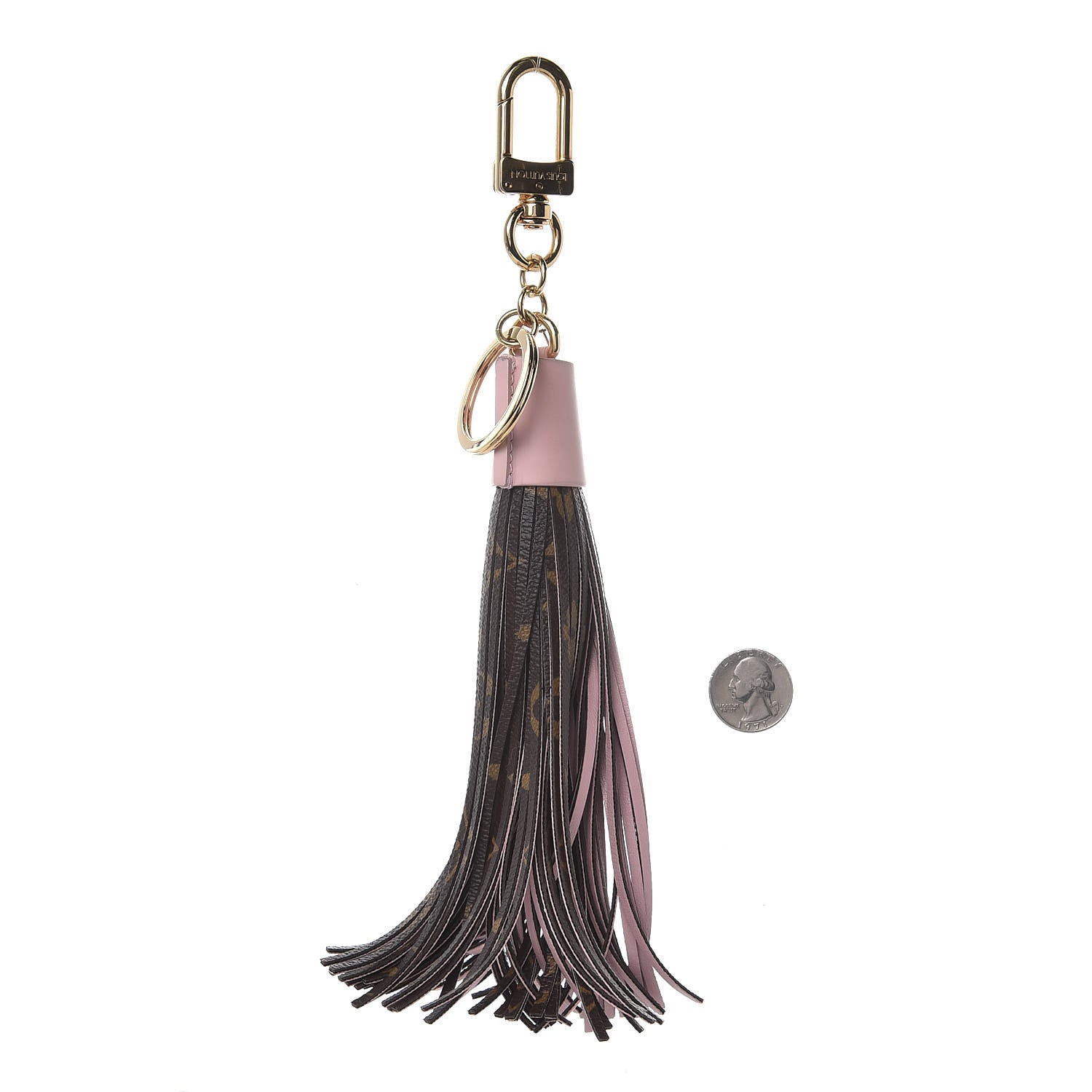 Louis Vuitton Monogram Tassel Bag Charm Pink 2 of 4
