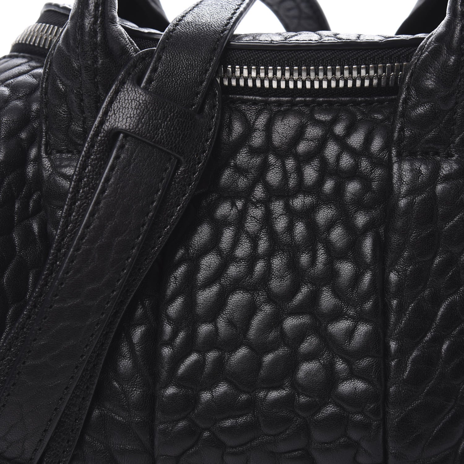 Alexander Wang Pebbled Lambskin Mini Rockie Black Rhodium Hardware 9 of 9