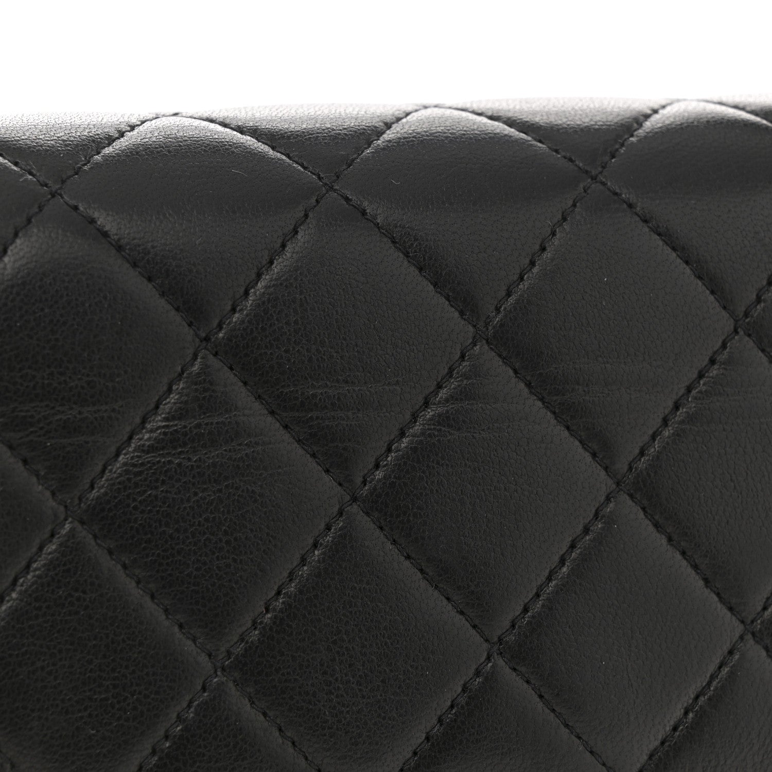 Chanel Lambskin Quilted Medium Rectangular Kelly Flap Bag Black 10 of 11