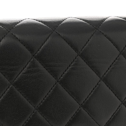 Chanel Lambskin Quilted Medium Rectangular Kelly Flap Bag Black 10 of 11