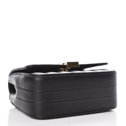 Saint Laurent Lambskin Matelasse Monogram Small Vicky Chain Bag Black 4 of 9