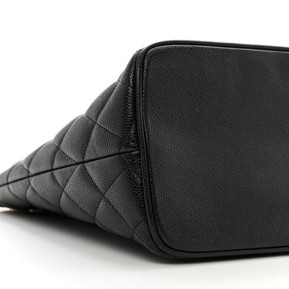 Chanel Caviar Quilted Medallion Tote Black 9 of 10
