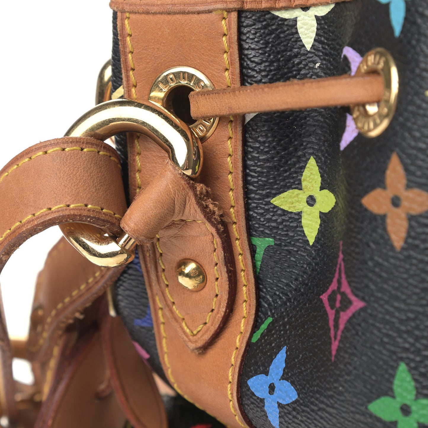 Monogram Multicolor Petit Noe Black