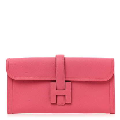 Hermes Epsom Jige Elan 29 Clutch Rose Azalee 1 of 7