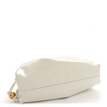 Bottega Veneta Patent Mini Pouch Chalk 4 of 11