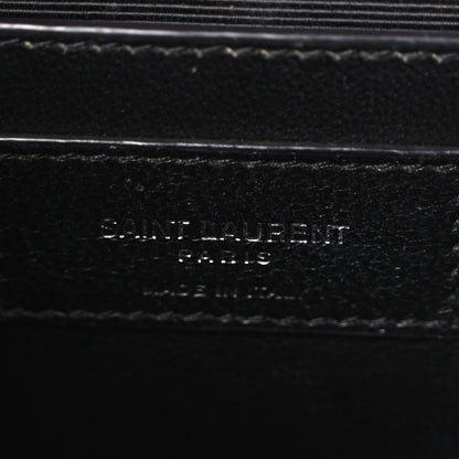 Saint Laurent Grain De Poudre Medium Classic Monogram Kate Tassel Satchel Rouge Eros 6 of 10