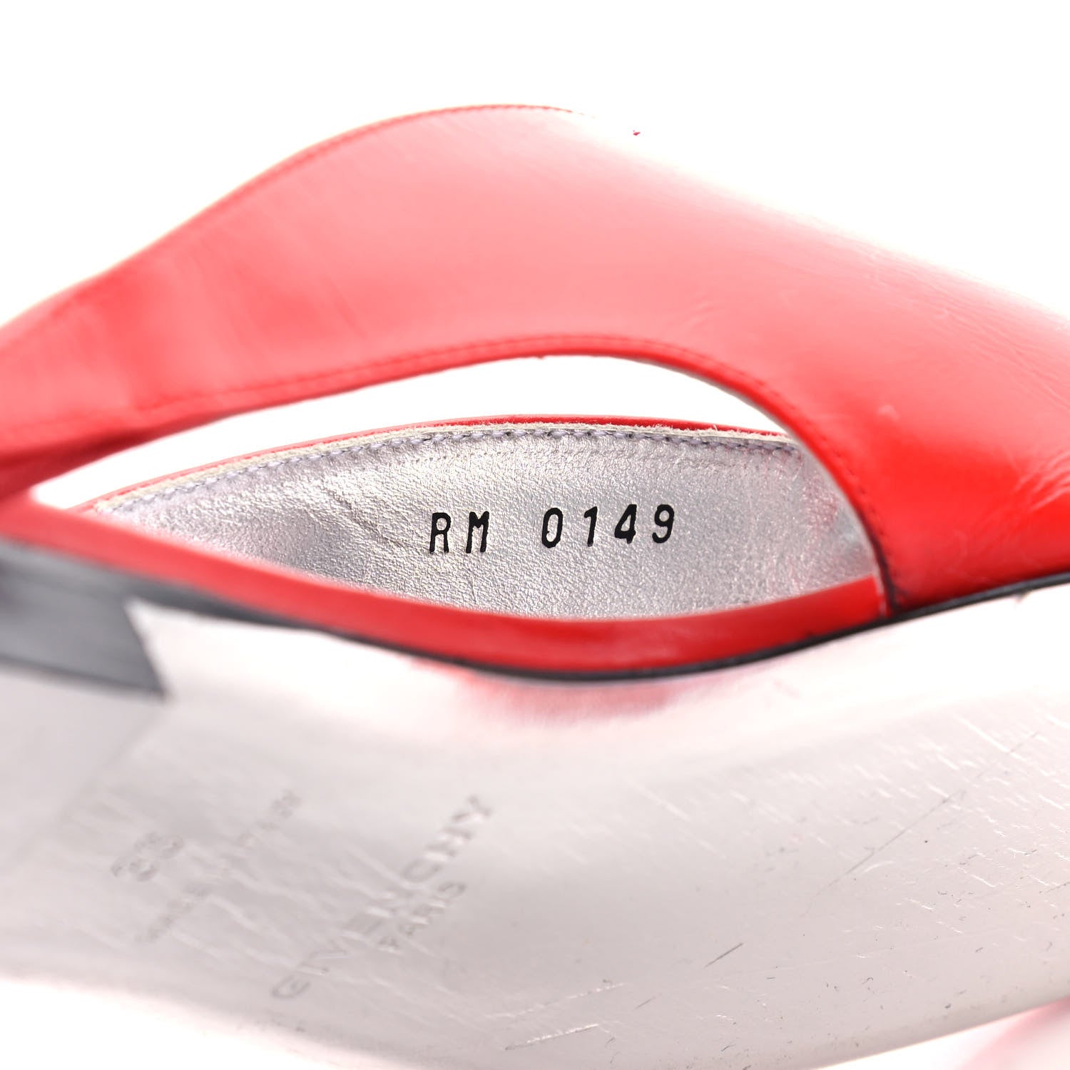 Givenchy Calfskin Winged Mules 36 Red 5 of 10