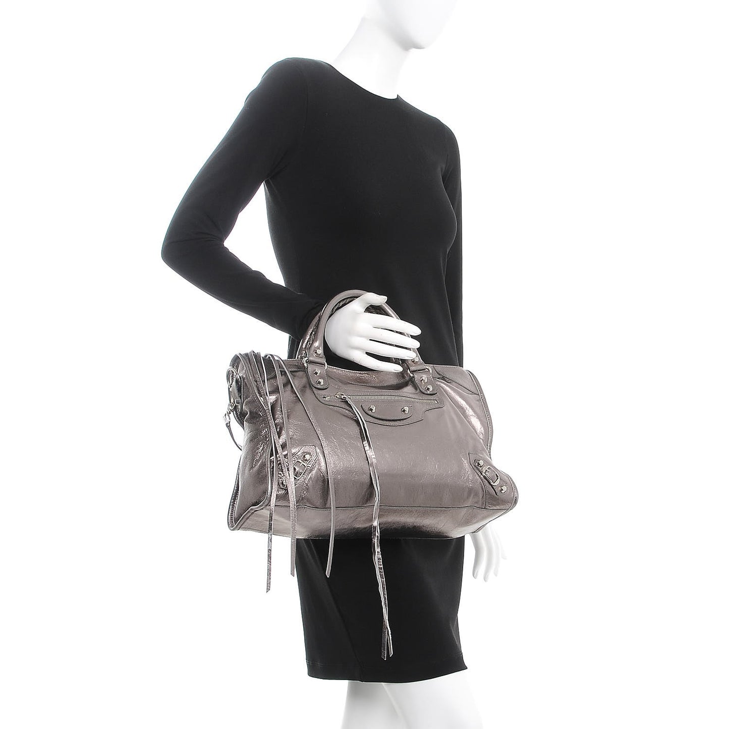 Metallic Agneau Classic Hardware City Pewter