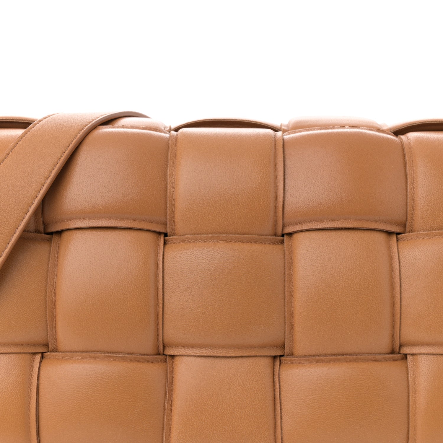 Bottega Veneta Nappa Maxi Intreccio Padded Cassette Crossbody Bag Caramel 8 of 11