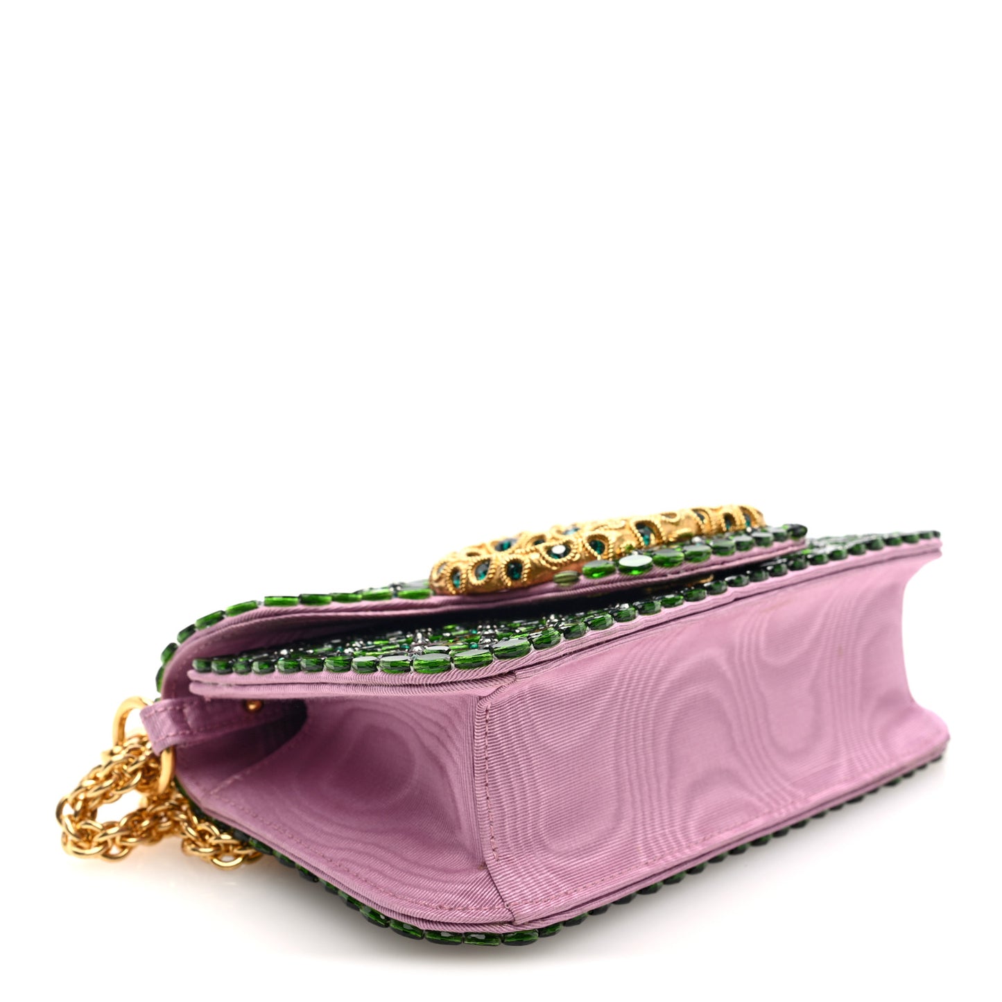 Fabric Crystal Embroidered Vlogo Small Loco Shoulder Bag Multicolor
