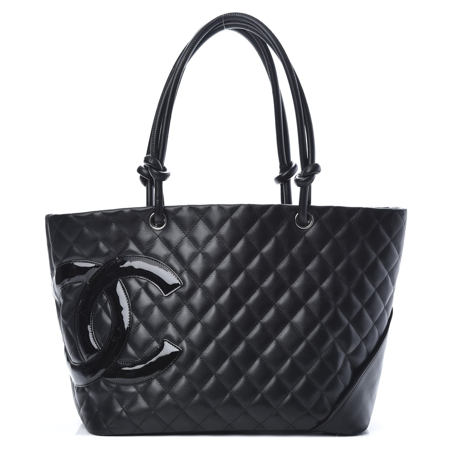 Chanel Calfskin Quilted Large Cambon Tote Black 1 of 15