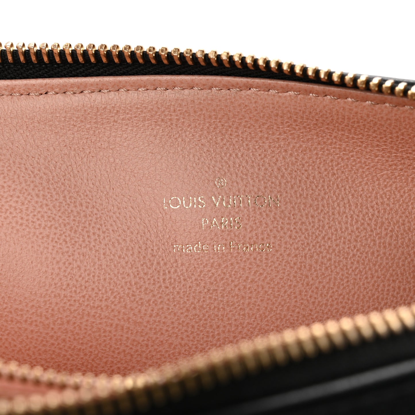 Lambskin Embossed Monogram Coussin PM Black