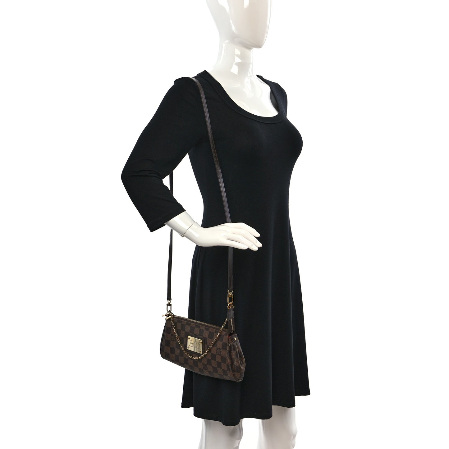 Damier Ebene Eva Clutch