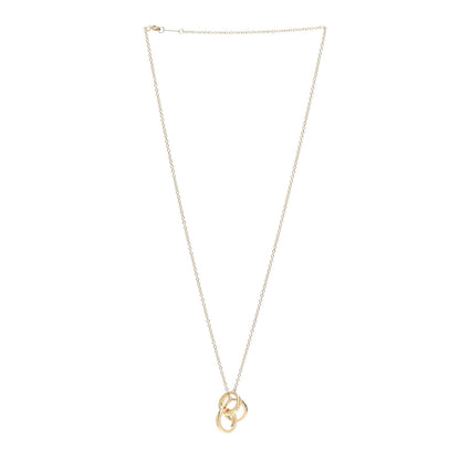 Tiffany 18K Yellow Gold 1837 Interlocking Circles Lariat Necklace 3 of 5