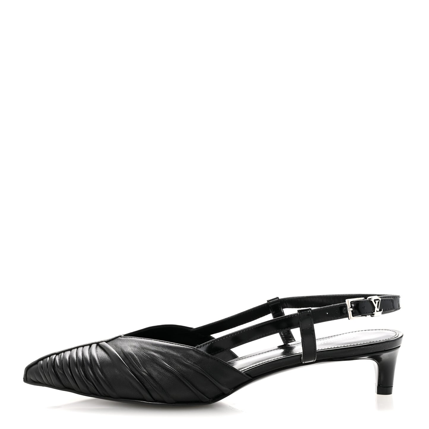 Calfskin Allure D'Orsay Slingback Pump 37.5 Black