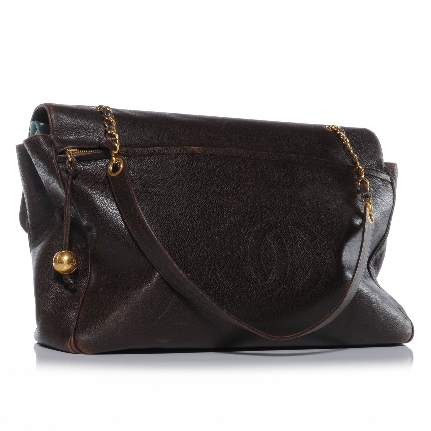 Caviar XL Weekender Bag Brown