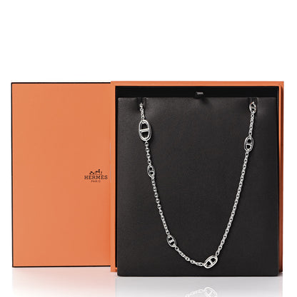 Hermes Sterling Silver Farandole Necklace 160 6 of 6