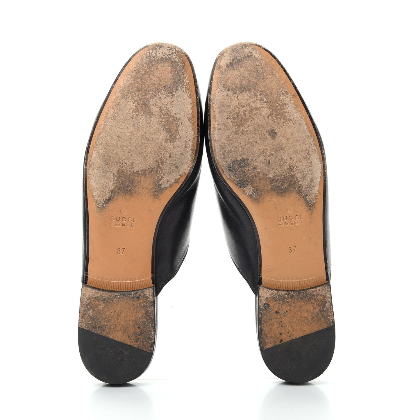Calfskin Womens Princetown Slippers 37 Black