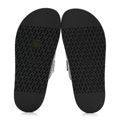 Hermes Calfskin Womens Chypre Sandals 39 Black 5 of 9