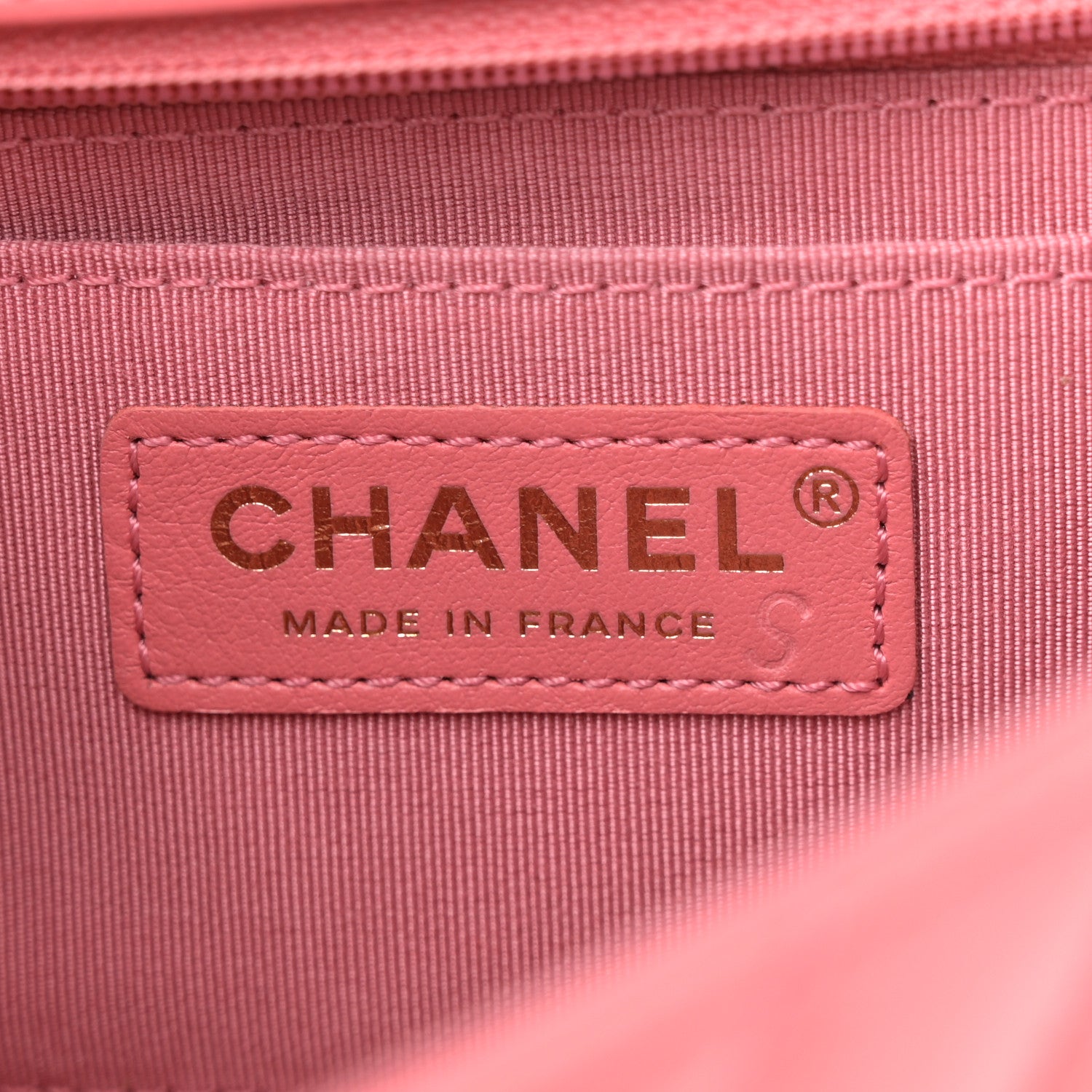 Chanel Calfskin Chevron Quilted Mini Statement Flap Pink 6 of 10