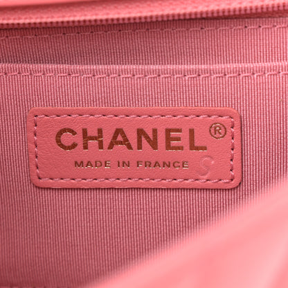 Chanel Calfskin Chevron Quilted Mini Statement Flap Pink 6 of 10