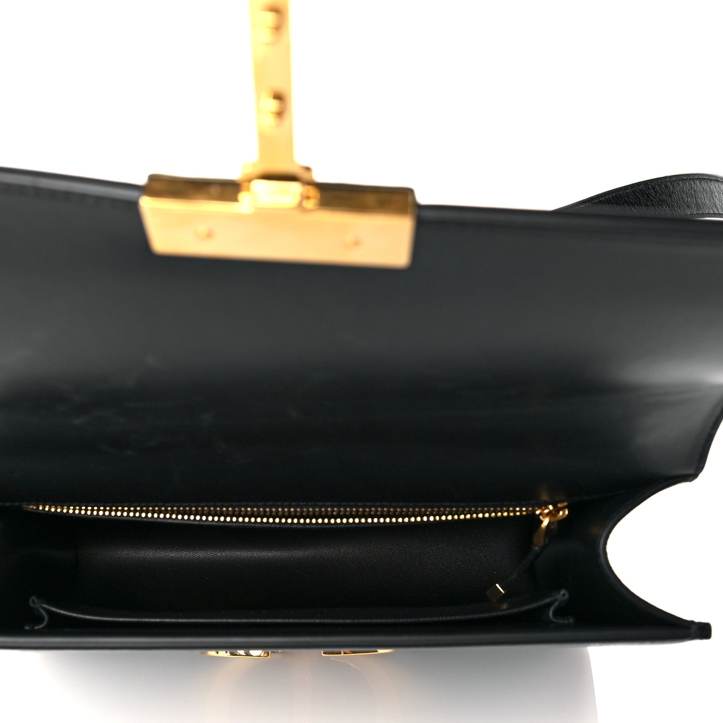 Smooth Calfskin 30 Montaigne Flap Bag Black