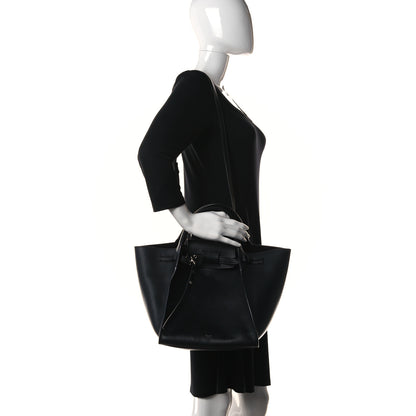 Celine Supple Grained Calfskin Small Long Strap Big Bag Black 2 of 13