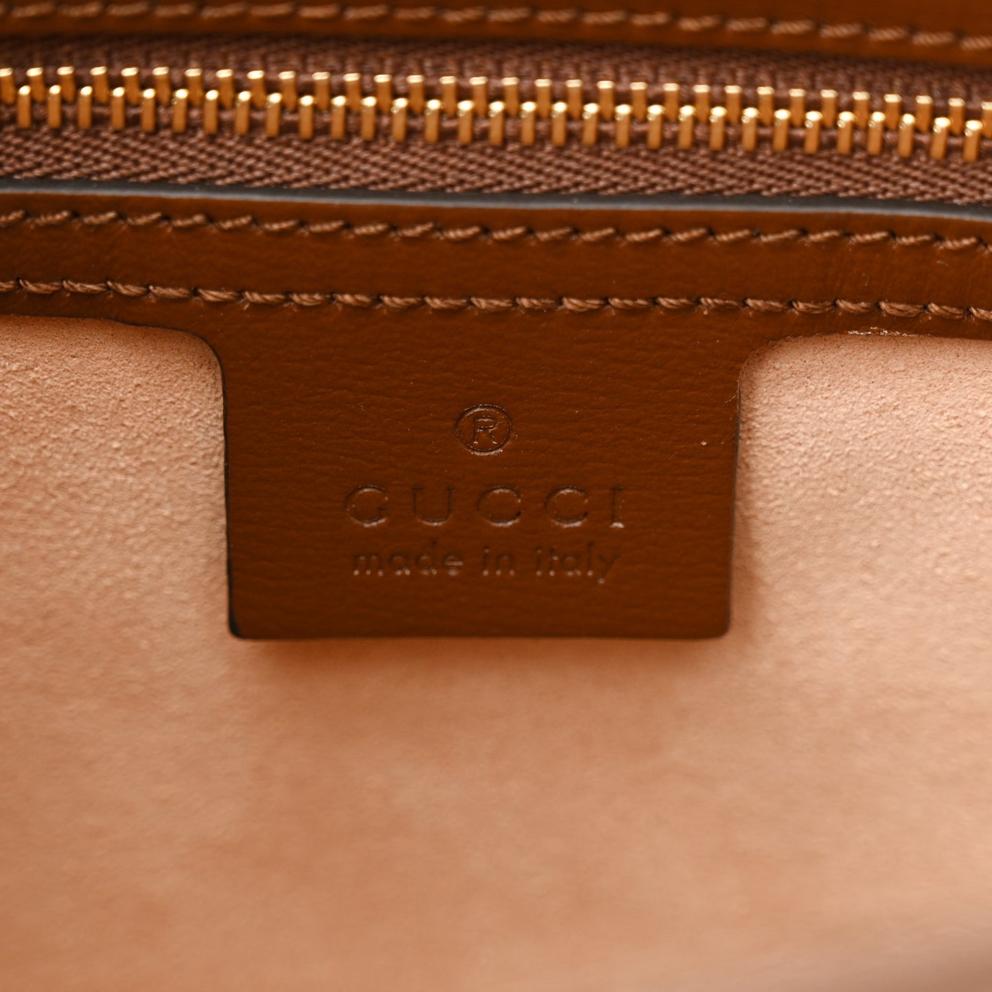GG Supreme Monogram Azalea Calfskin Web Small Jackie 1961 Hobo Beige Ebony Brown Sugar