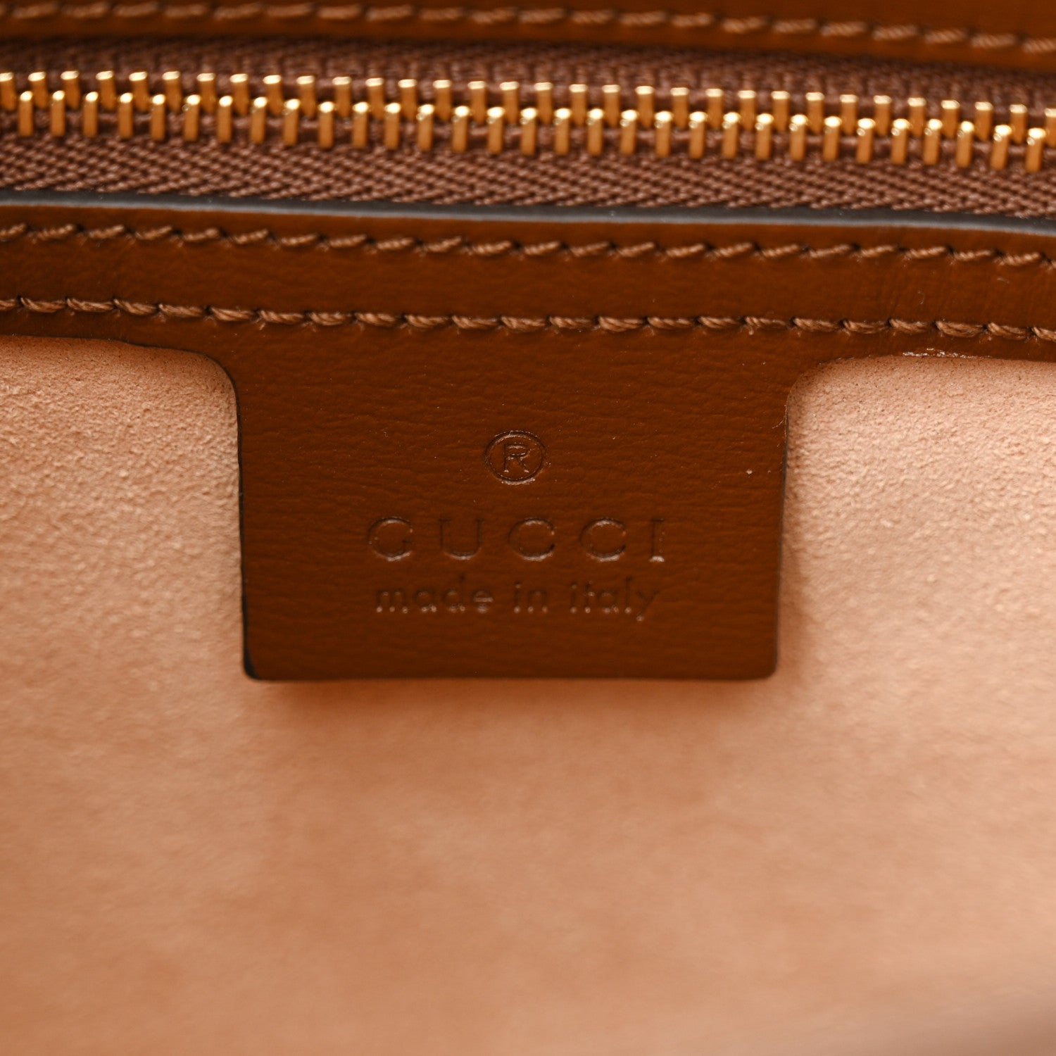 Gucci GG Supreme Monogram Azalea Calfskin Web Small Jackie 1961 Hobo Beige Ebony Brown Sugar 6 of 11
