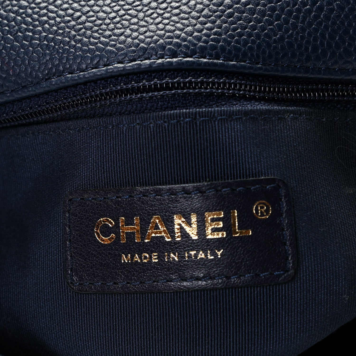 Chanel Caviar Quilted Small City Walk Flap Navy Blue 7 of 7