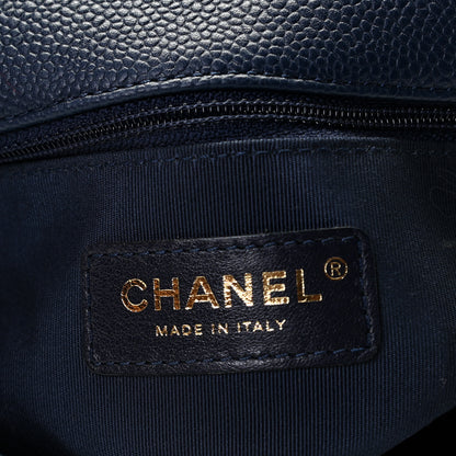 Chanel Caviar Quilted Small City Walk Flap Navy Blue 7 of 7